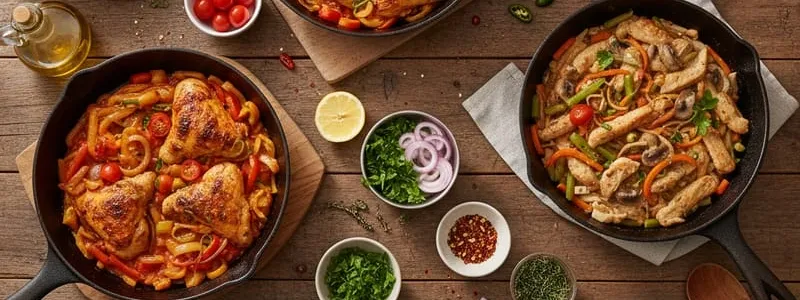 Hähnchen-Pfannengerichte Rezepte