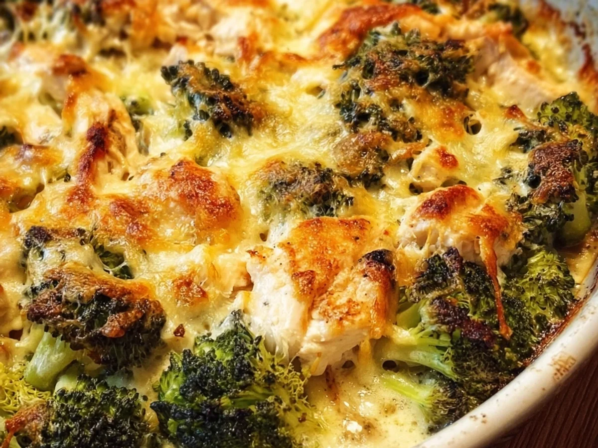 Brokkoli Auflauf mit Hähnchen: Cremig, Low-Carb & Sättigend - Bild 1