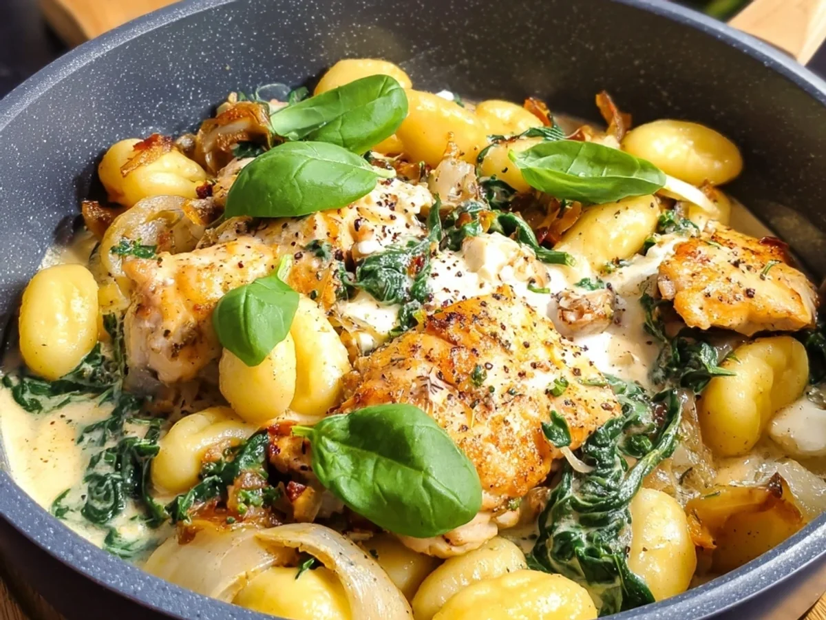Cremige Gnocchi-Hähnchen-Pfanne: Schnell gemacht - Bild 1