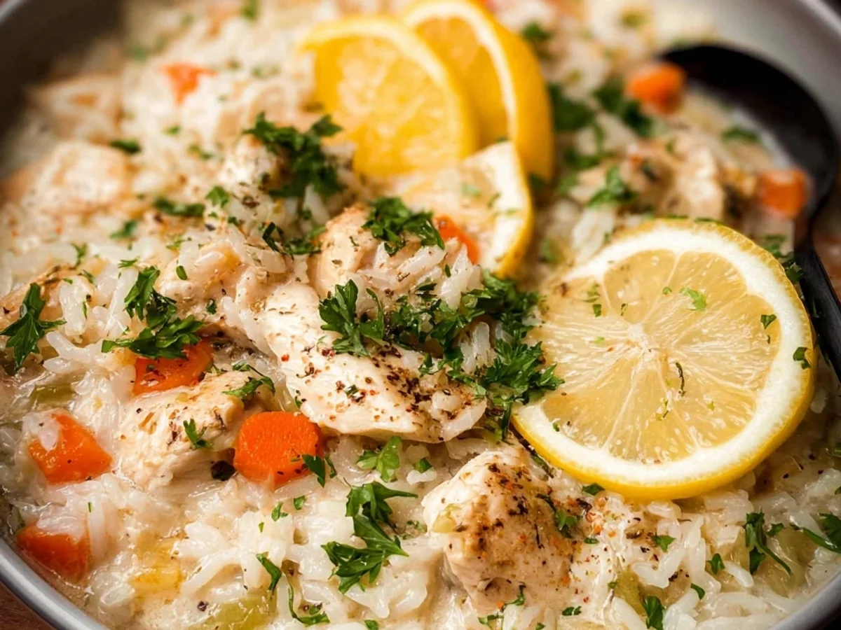 Cremige Hühnersuppe mit Reis und Zitrone: Mein Seelenwärmer - Bild 2