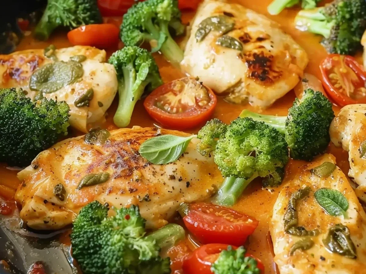 Dein Frisches Brokkoli Hähnchen mit Tomaten - Bild 2