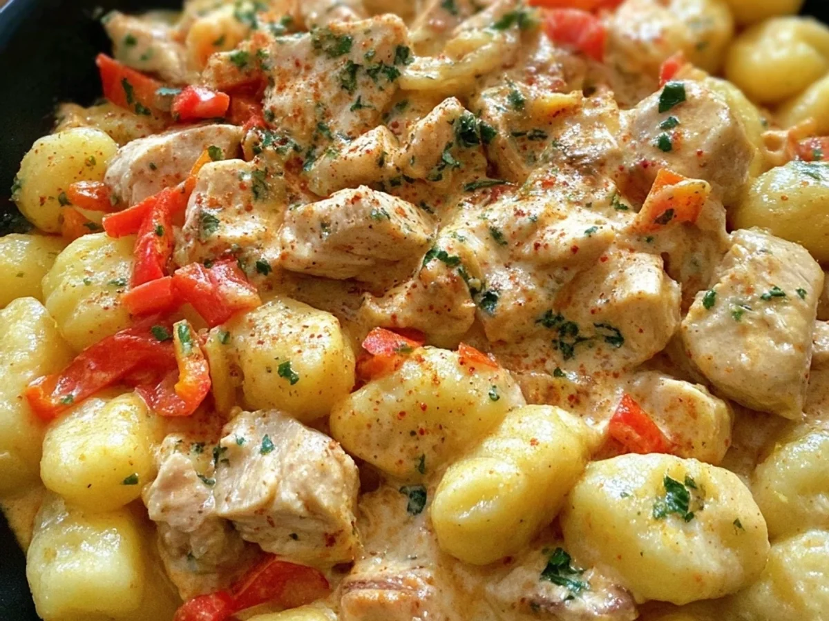 Gnocchi Pfanne mit Hähnchen & Paprika: 15-Minuten Rezept - Bild 2
