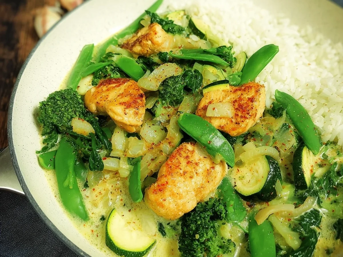 Grüne Low Carb Hähnchenpfanne: Frisch & Schnell gemacht - Bild 2
