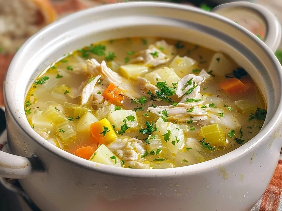 Herzhafte Hühnersuppe mit Hühnerbrust: Mein Seelenwärmer - Bild 1