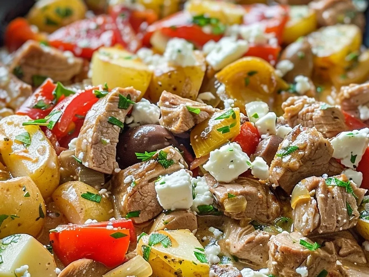 Herzhafte Hirtenpfanne Mykonos: Griechisches Soulfood - Bild 1