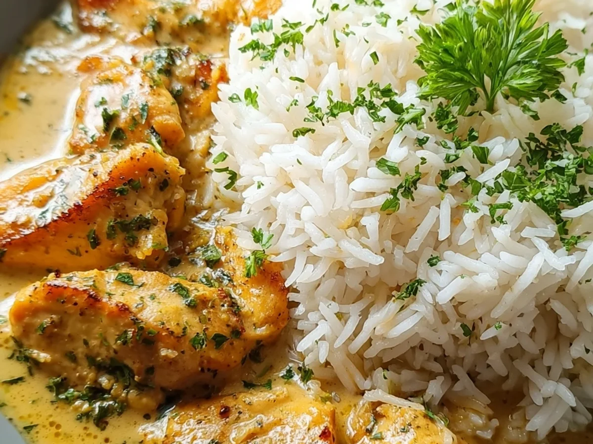 Honig Senf Hähnchen mit Reis: Cremig & Schnell! - Bild 2