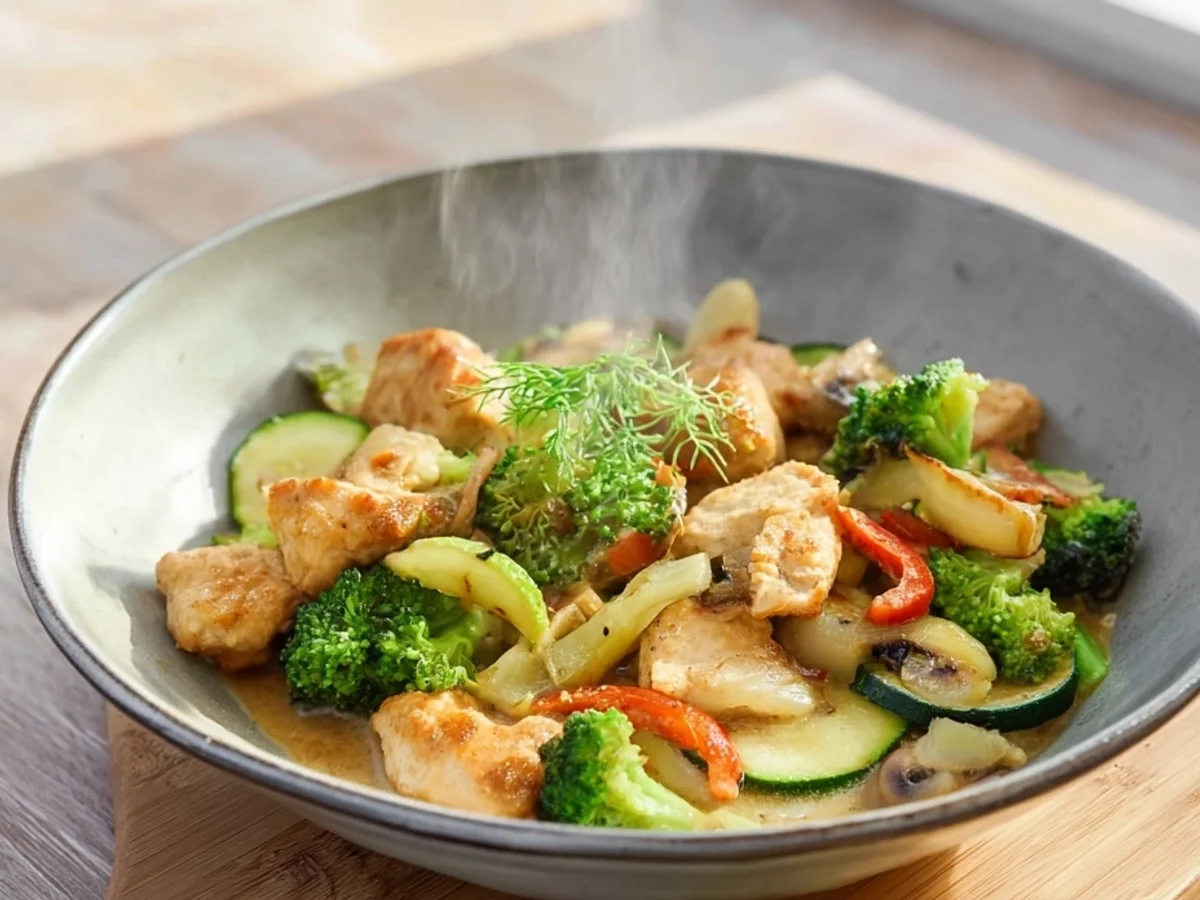 Low Carb Hähnchenpfanne: Schnell & Zart mit Gemüse - Bild 2