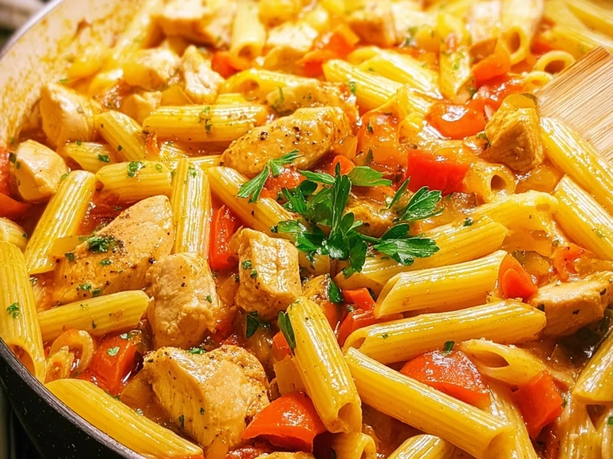 One-Pot-Pasta mit Hähnchen: Cremig, einfach, schnell - Bild 2