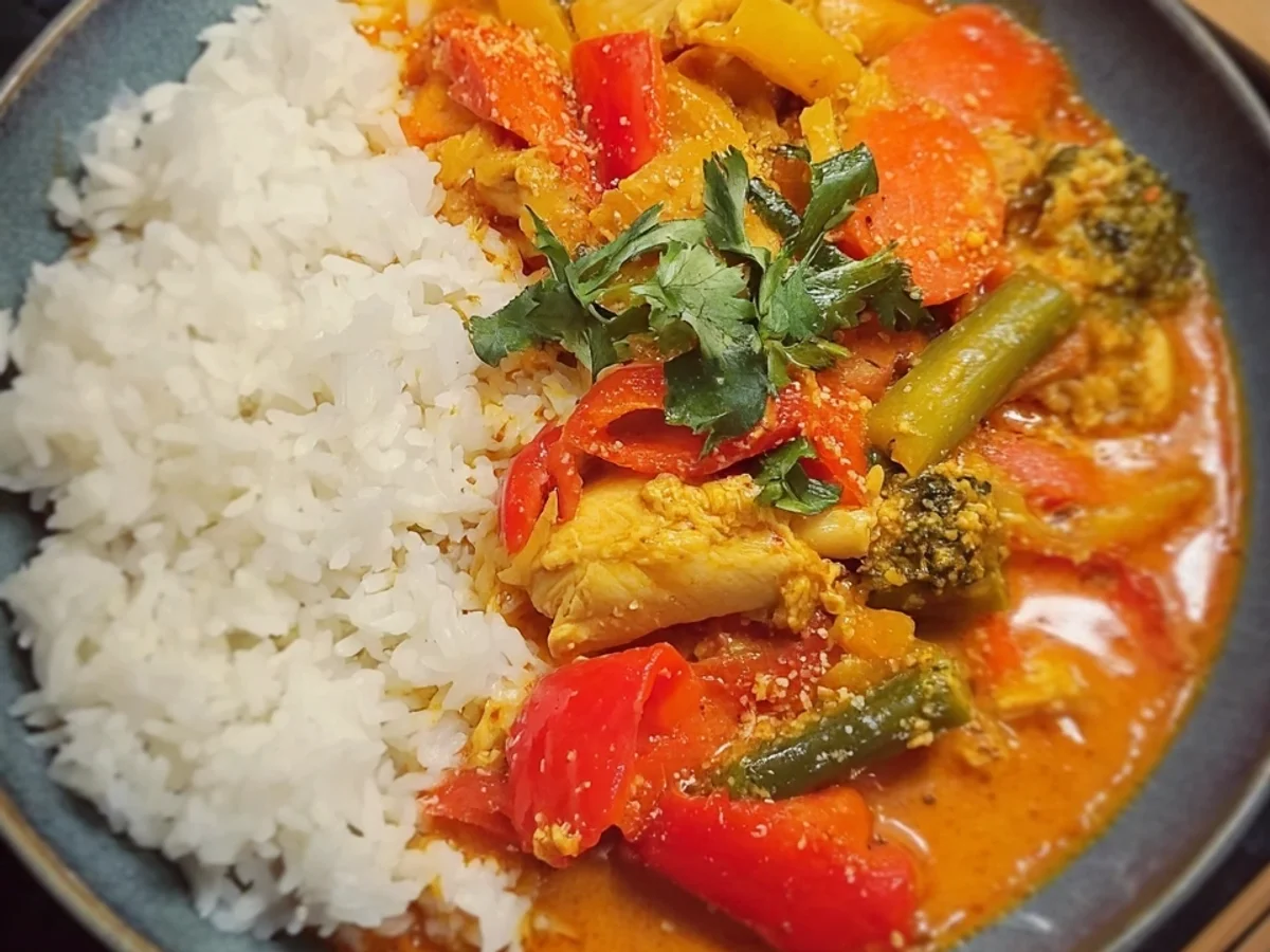 Rotes Thai Curry Hähnchen: Schnell, Scharf & Zart - Bild 2