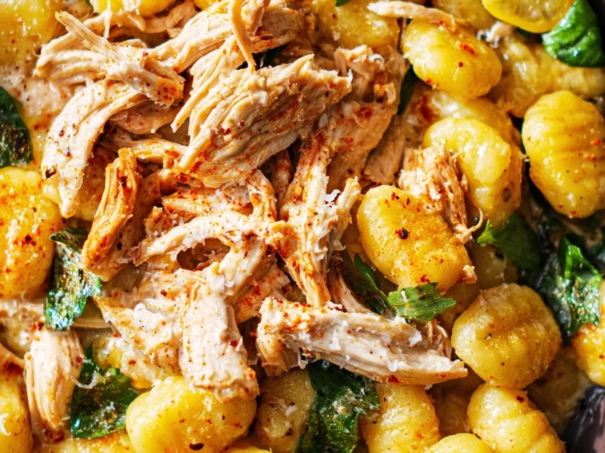 Zitronen-Gnocchi mit Pulled Chicken: Sonniges Erlebnis - Bild 1