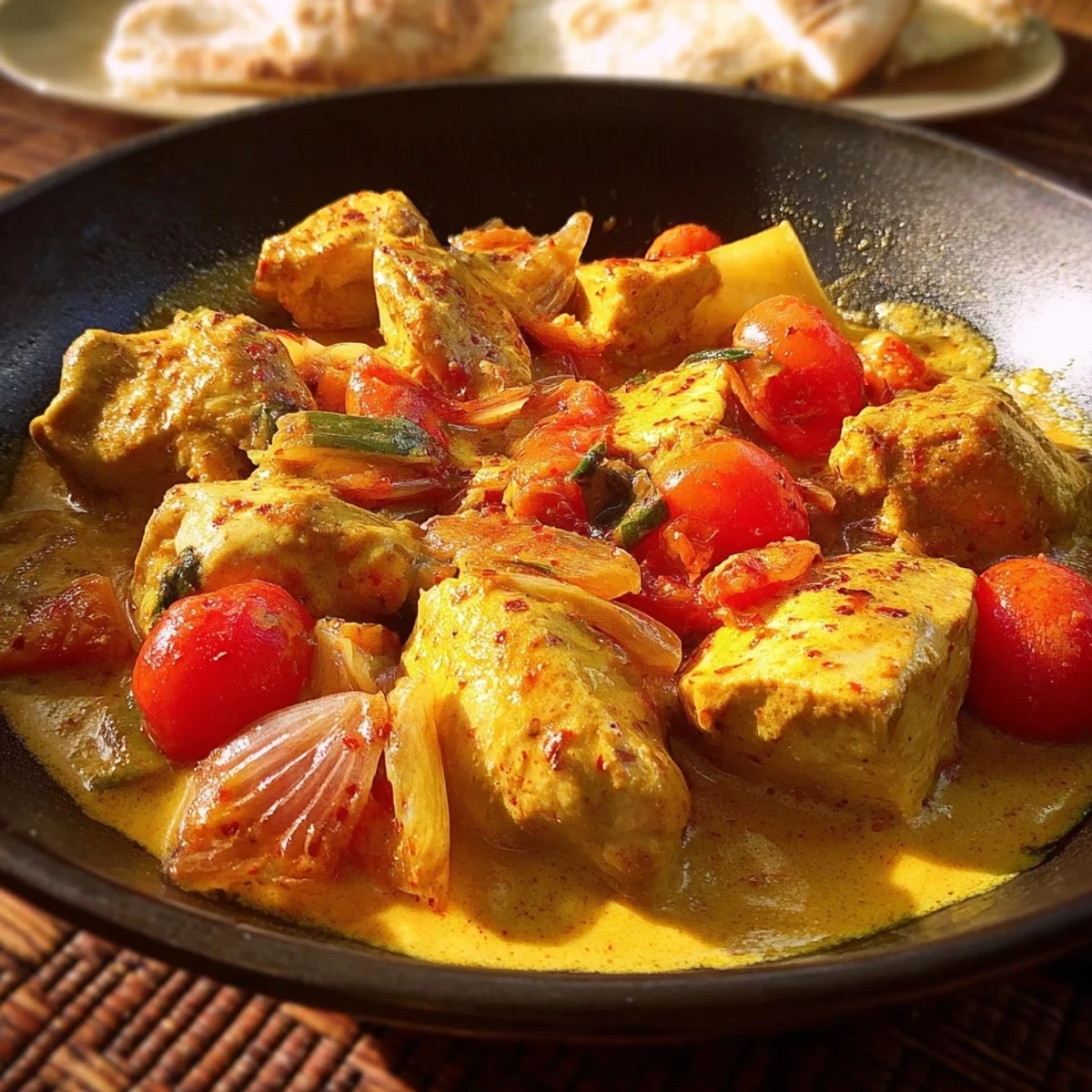 Cremige Hähnchen-Curry-Pfanne: Schnell & einfach gemacht