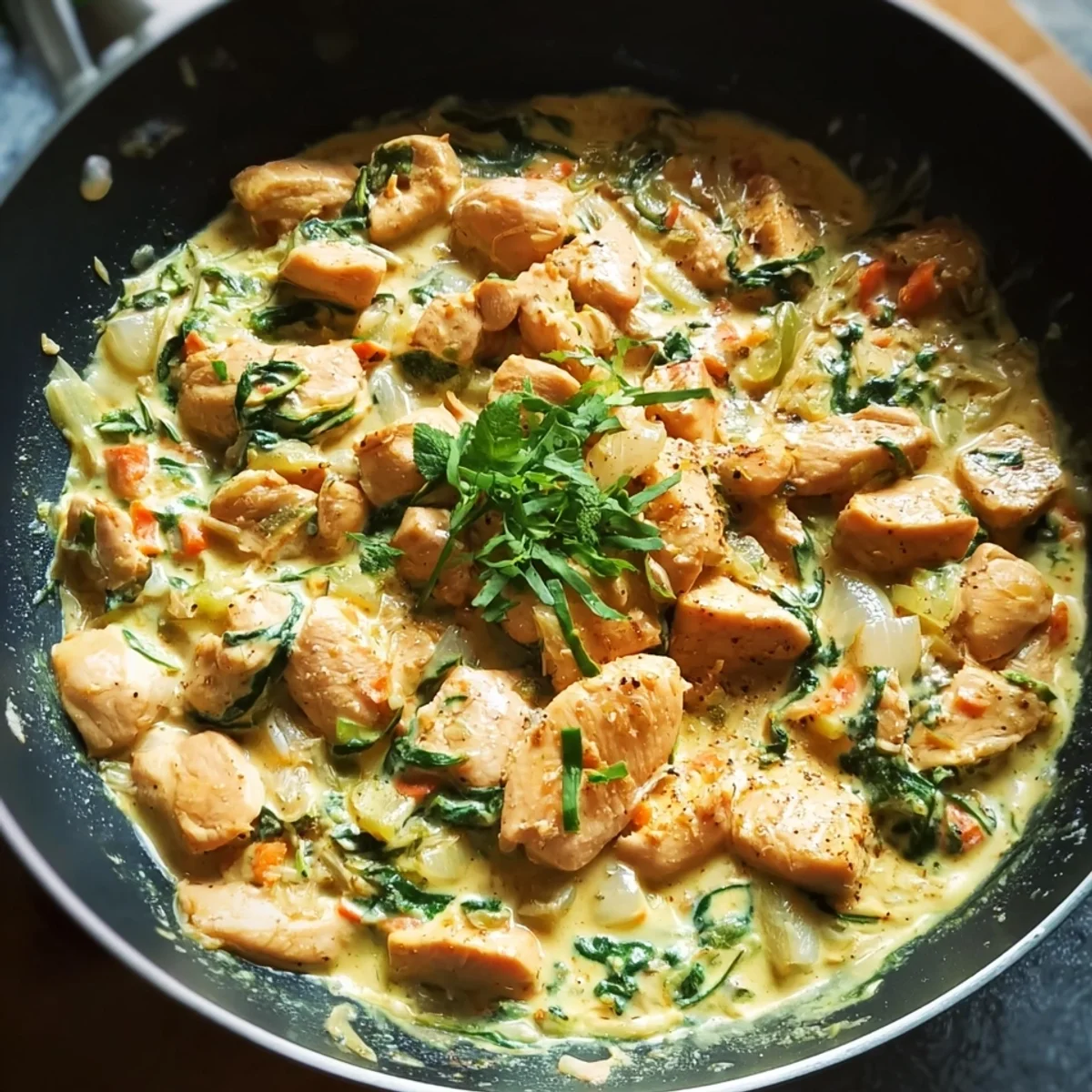 Cremige Hähnchen-Frischkäse-Pfanne: Einfach & Low Carb