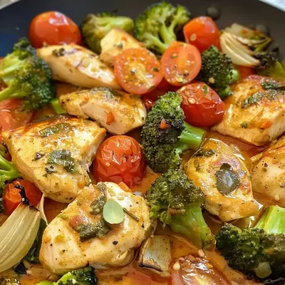 Dein Frisches Brokkoli Hähnchen mit Tomaten