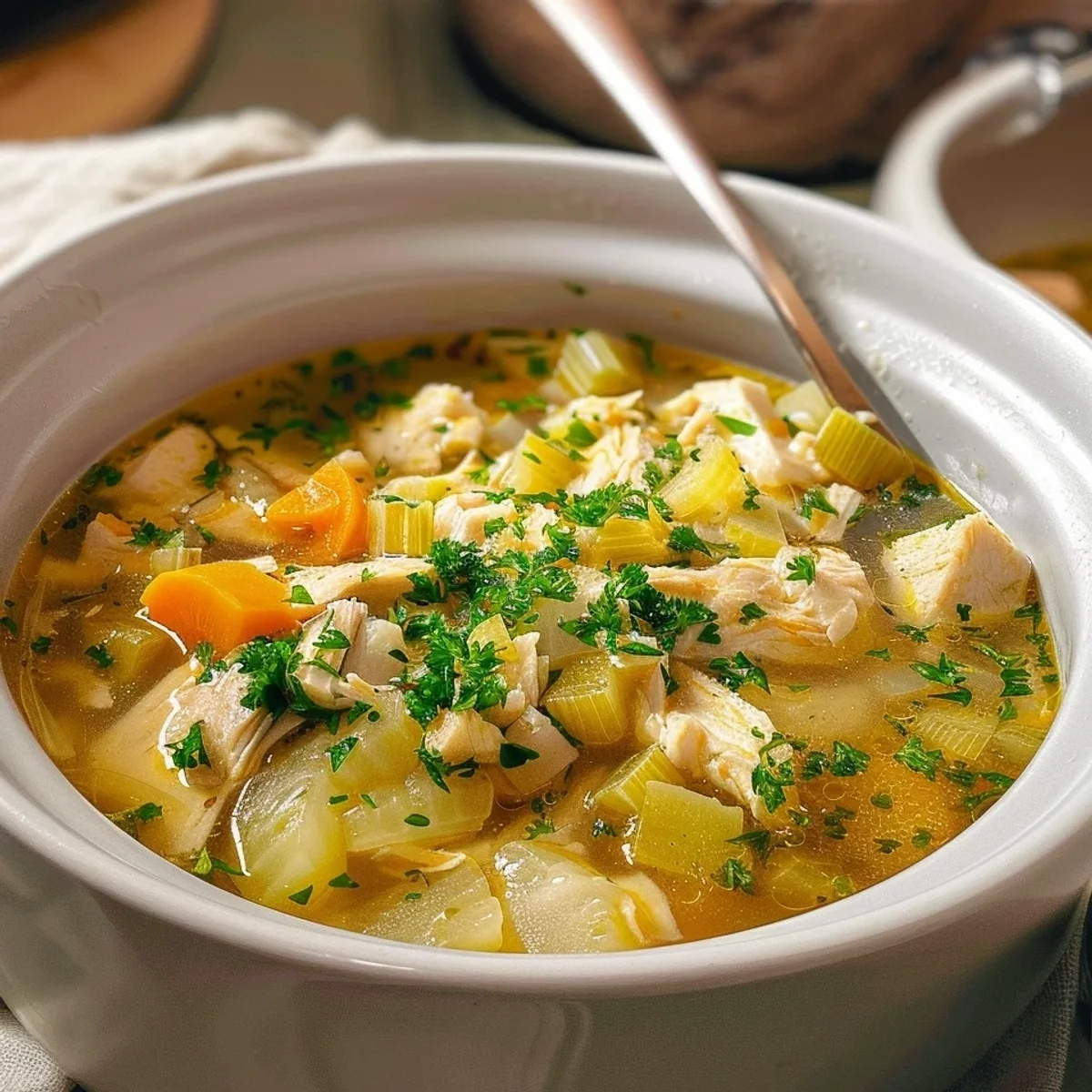 Herzhafte Hühnersuppe mit Hühnerbrust: Mein Seelenwärmer
