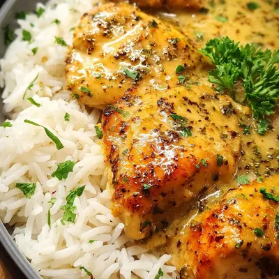 Honig Senf Hähnchen mit Reis: Cremig & Schnell!