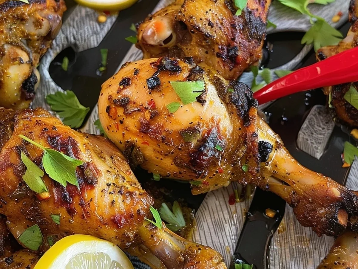 Jamaikanisches Jerk Chicken: Feurig-würzig aus dem Ofen - Beitragsbild