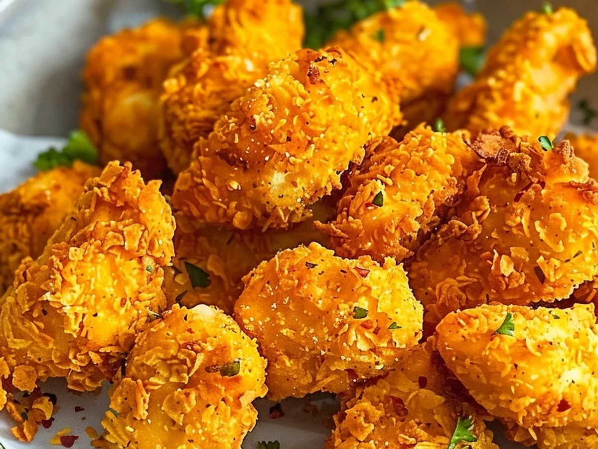 Knusprige Chicken Nuggets aus der Heißluftfritteuse: Mein einfaches Rezept - Beitragsbild