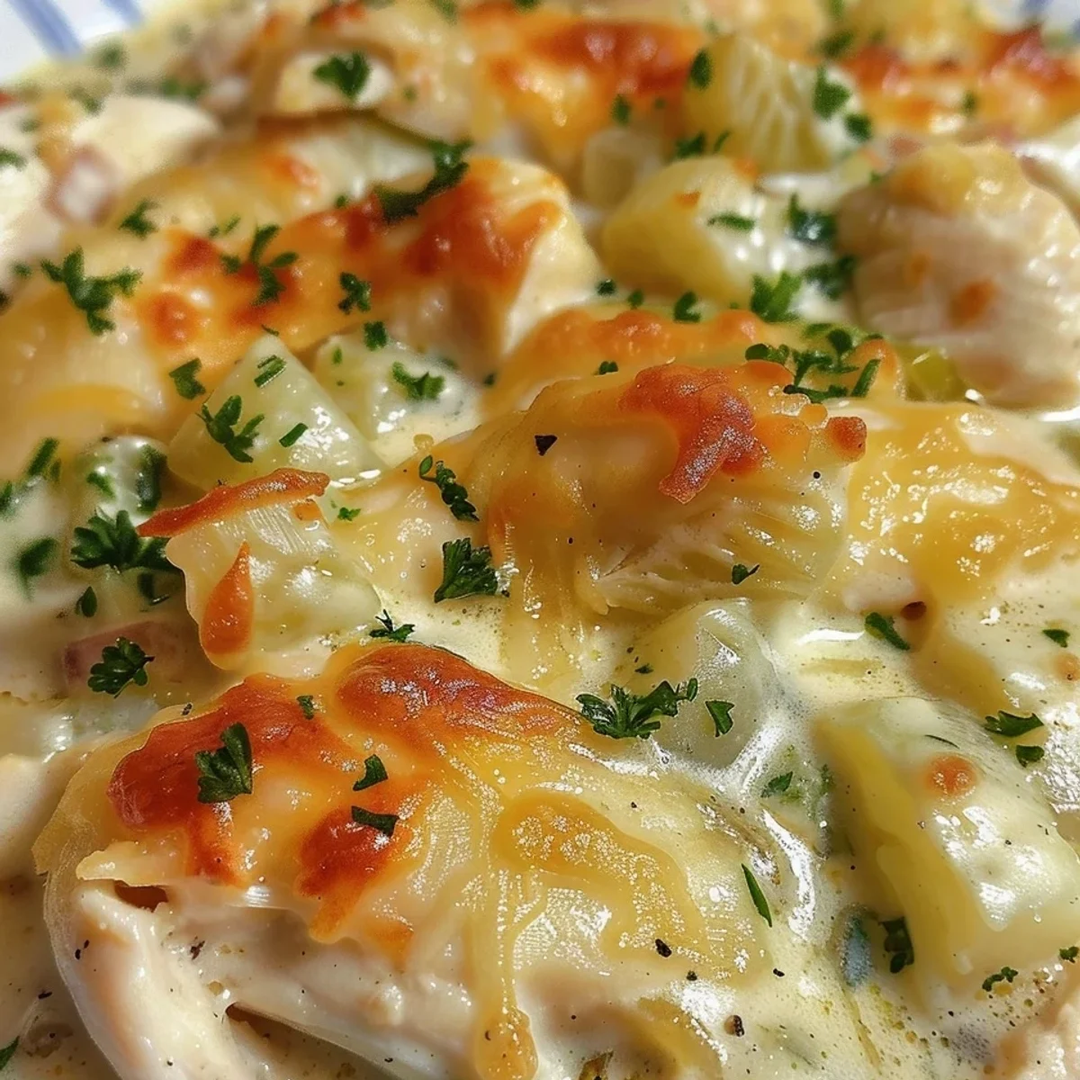 Kohlrabi-Auflauf mit Hähnchenbrust: Herzhaft & Low Carb