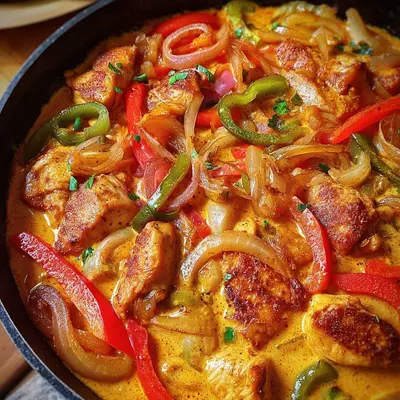 Low Carb Hähnchen-Paprika-Pfanne: Einfach & Herzhaft