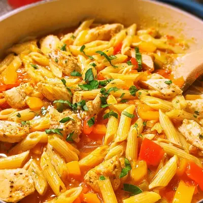 One-Pot-Pasta mit Hähnchen: Cremig, einfach, schnell
