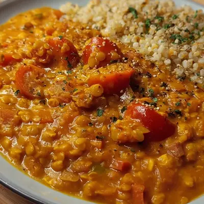 Rotes Linsencurry Rezept mit Kokosmilch: Cremig & Würzig