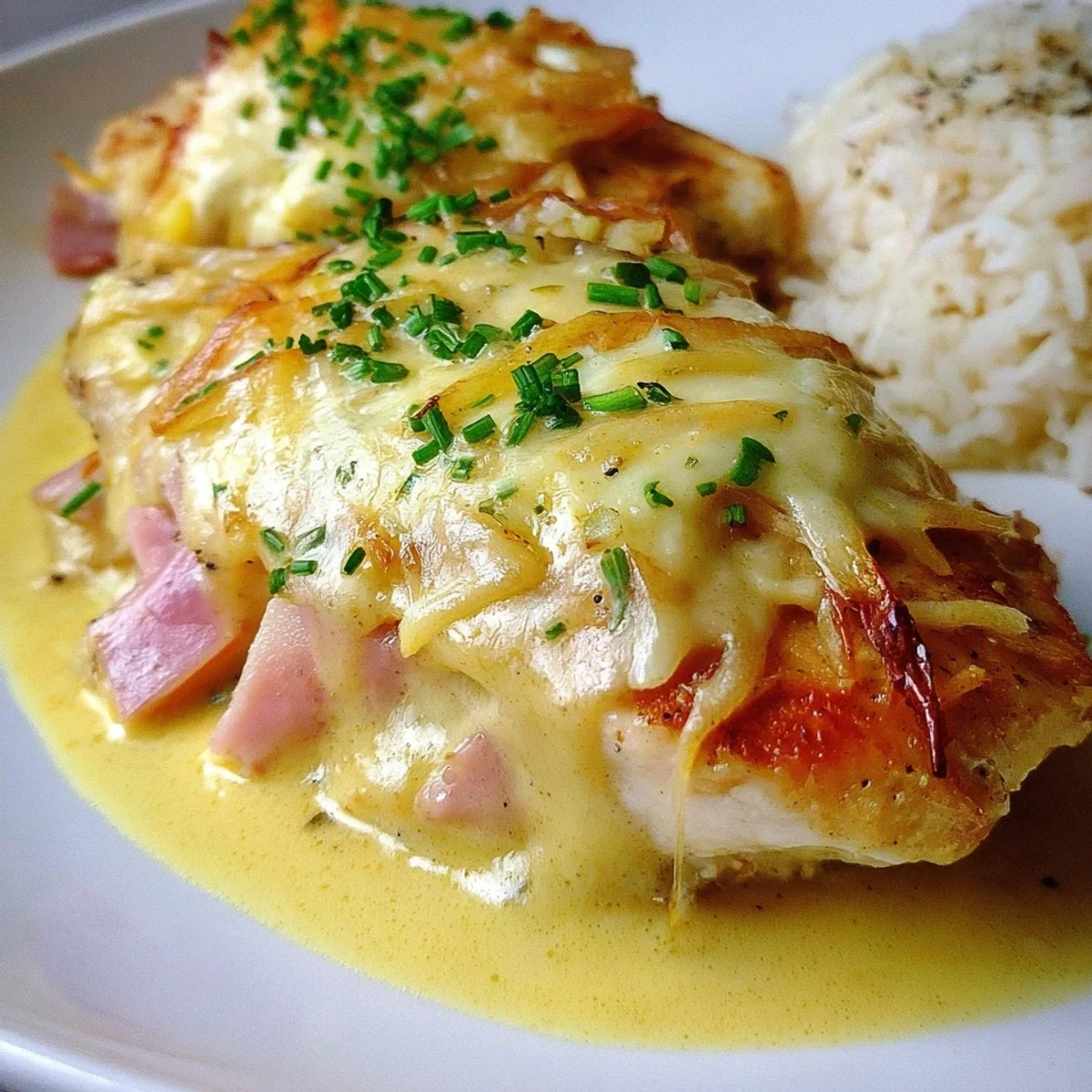 Zartes Hähnchenbrustfilet Hawaii mit Currysoße Mein Rezept
